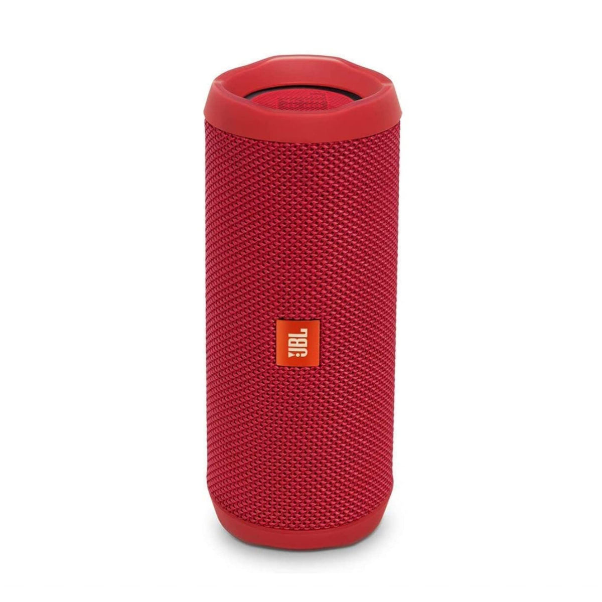 JBL Flip 4 Red front view for on-the-go listening outdoors.