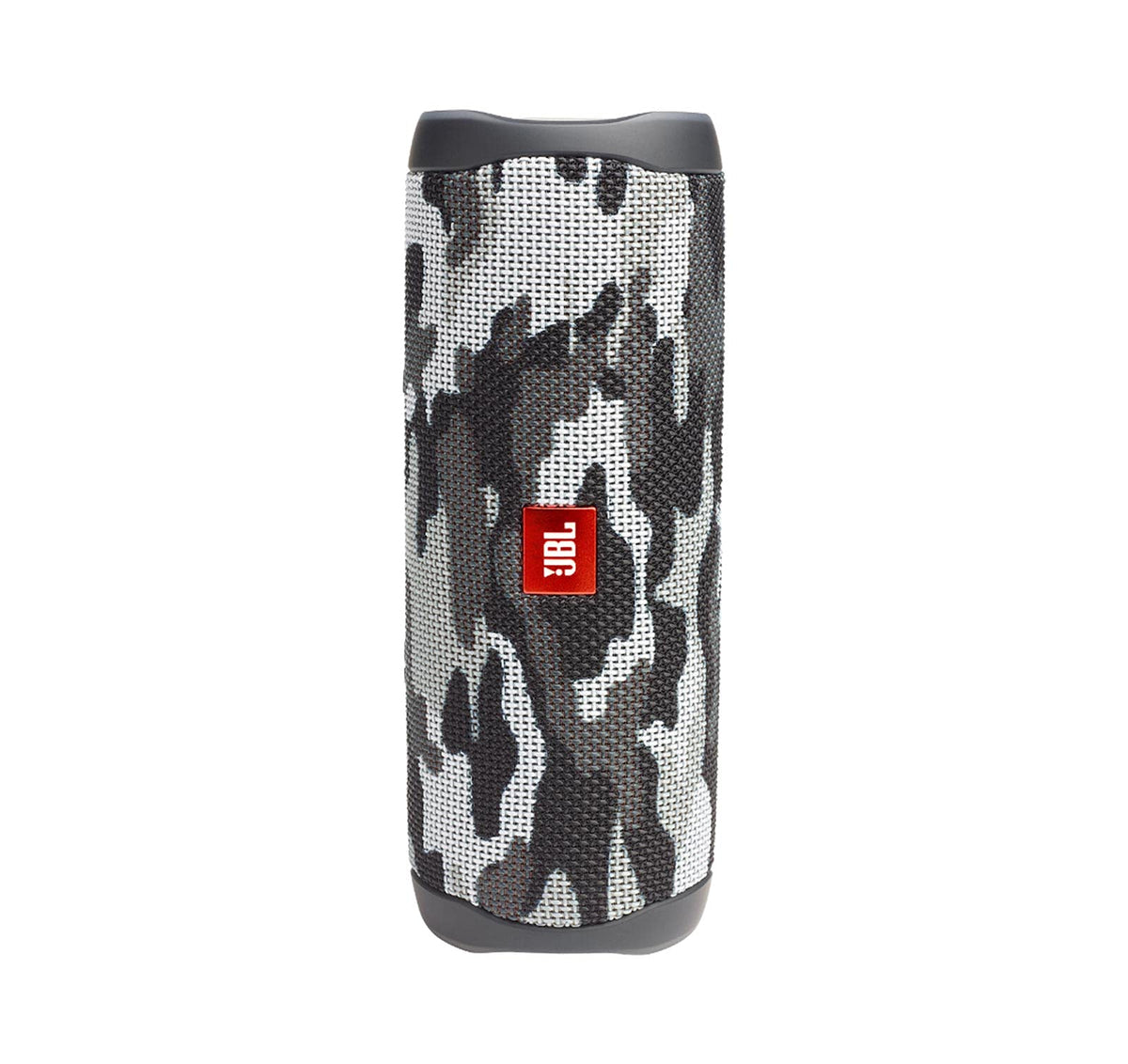 JBL Flip 5 Black Camo bundle from the side, powerful sound in a compact package