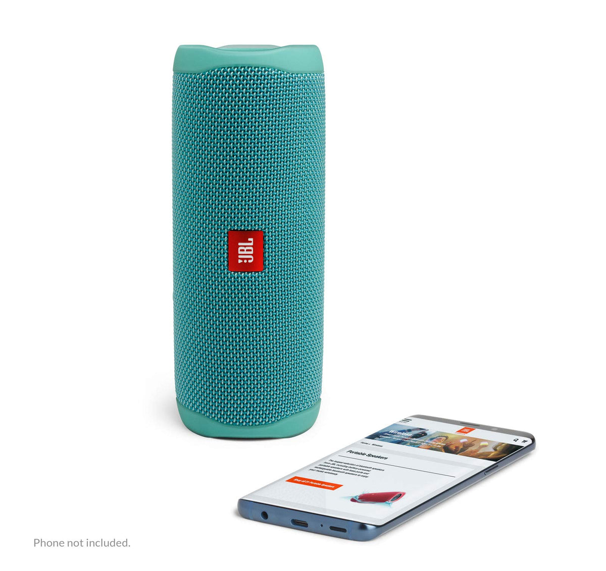 JBL Flip 5 teal care-ready cleaning ensures long-lasting performance.