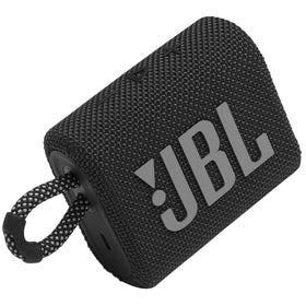 JBL Go 3 in hand scale illustrating compact size and easy portability