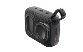 JBL Go 4 close-up grille texture highlighting recycled-material construction