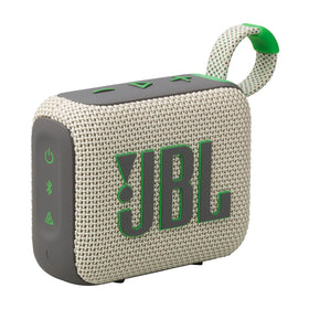 JBL Go 4 front view showing speaker grille and compact design for powerful sound