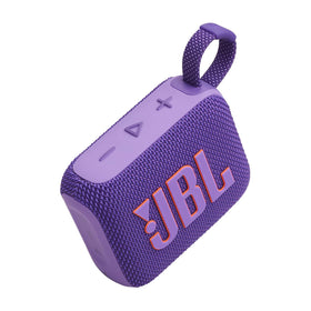JBL Go 4 grille close detail highlighting recycled materials and durable finish