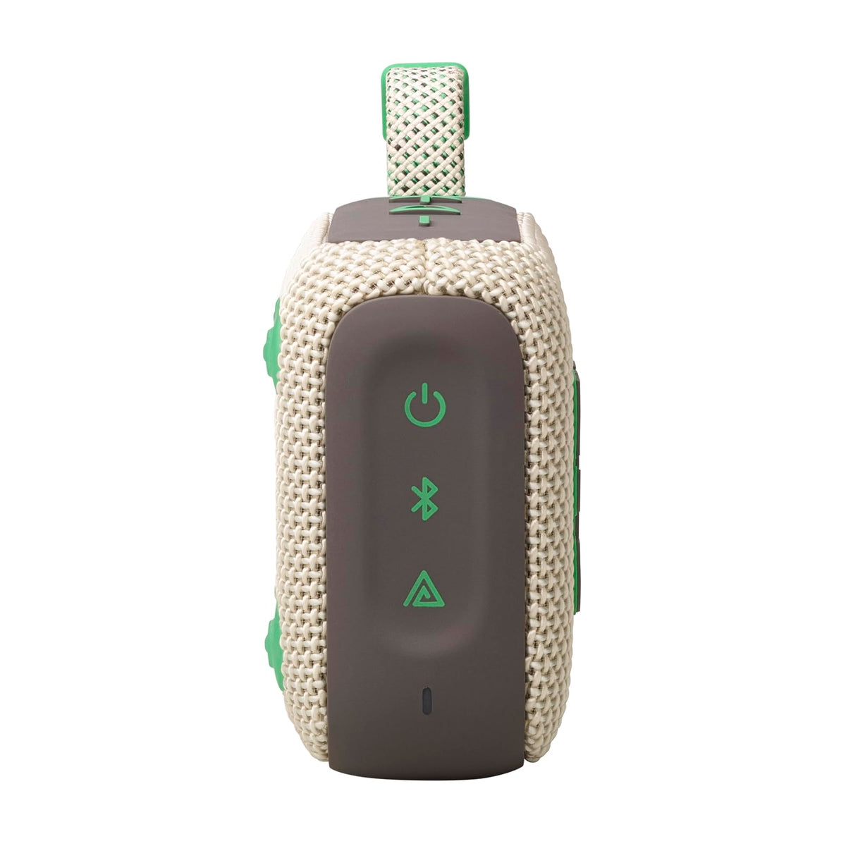 JBL Go 4 held in hand to show scale and portability for everyday carry