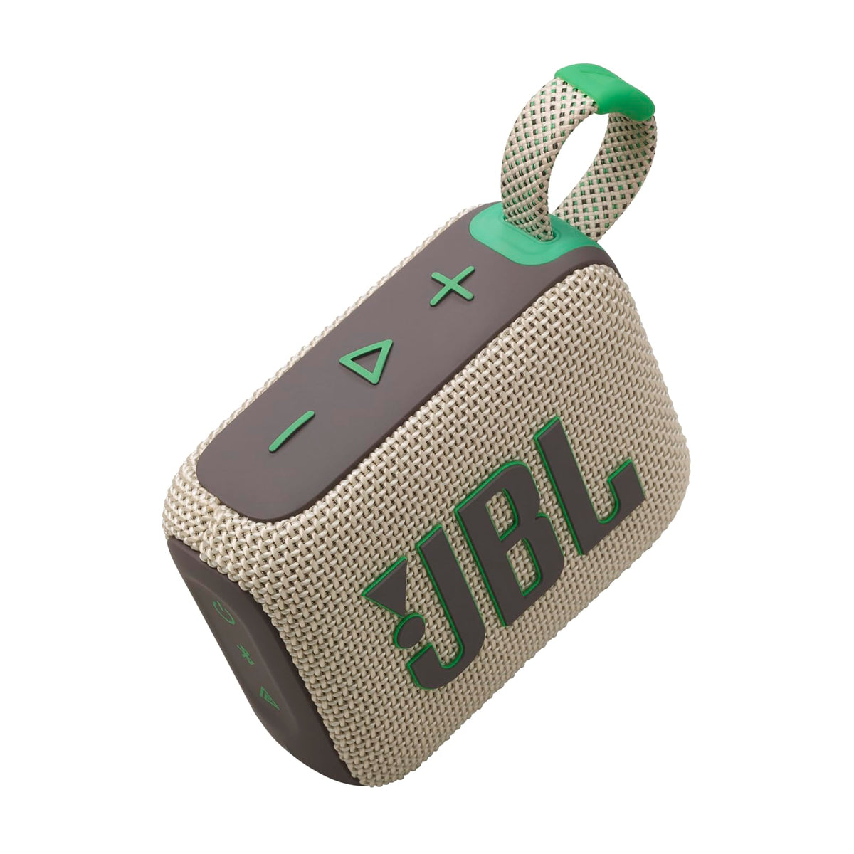 JBL Go 4 integrated loop close-up demonstrating easy attachment while traveling