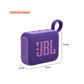 JBL Go 4 side showing control buttons and ports for quick access and use