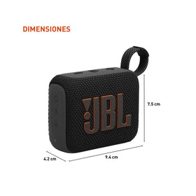 JBL Go 4 top controls and ports visible for quick operation