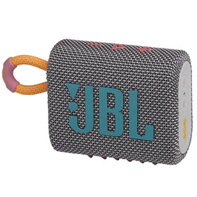 JBL Go 3 front profile showing compact speaker and strong sound