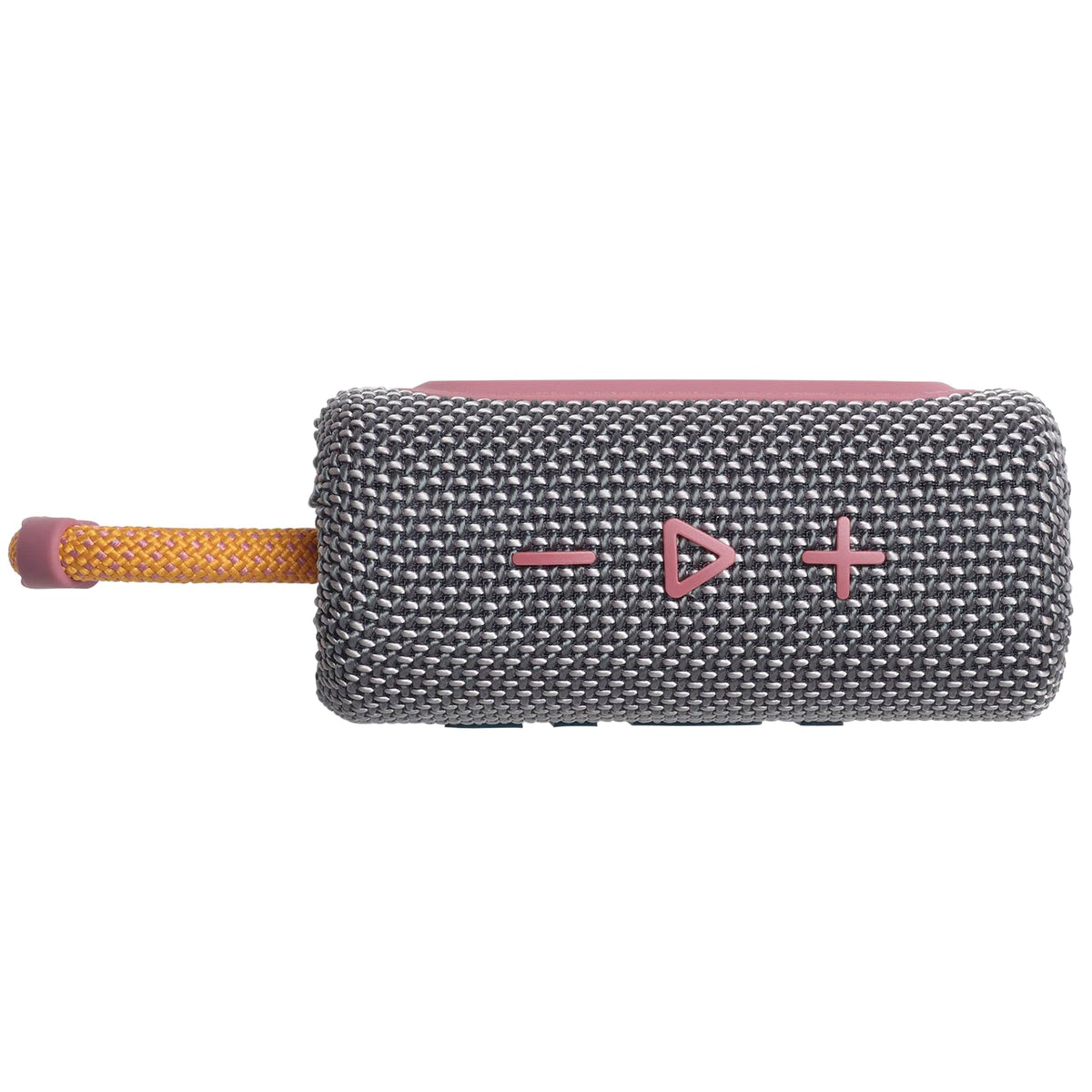 JBL Go 3 attached to backpack for outdoor durability and travel