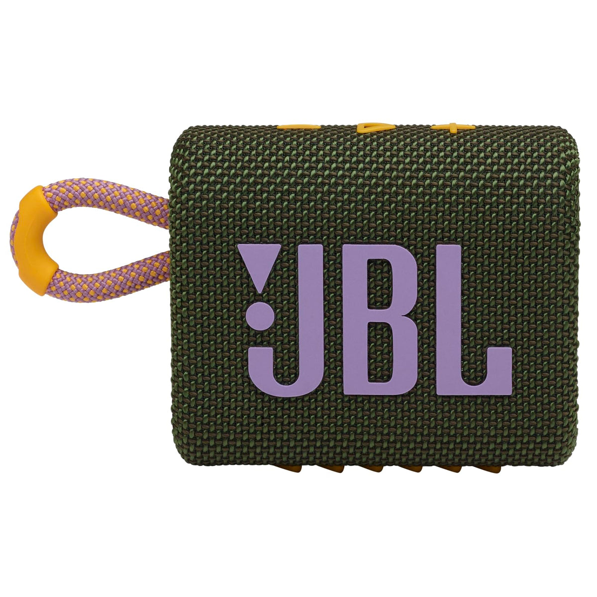 JBL Go 3 beside smartphone showing compact scale and pocketable convenience