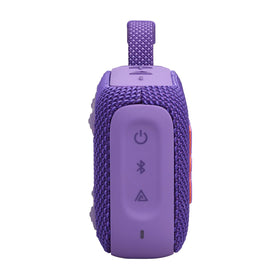 JBL Go 4 at poolside illustrating JBL waterproof benefit for outdoors