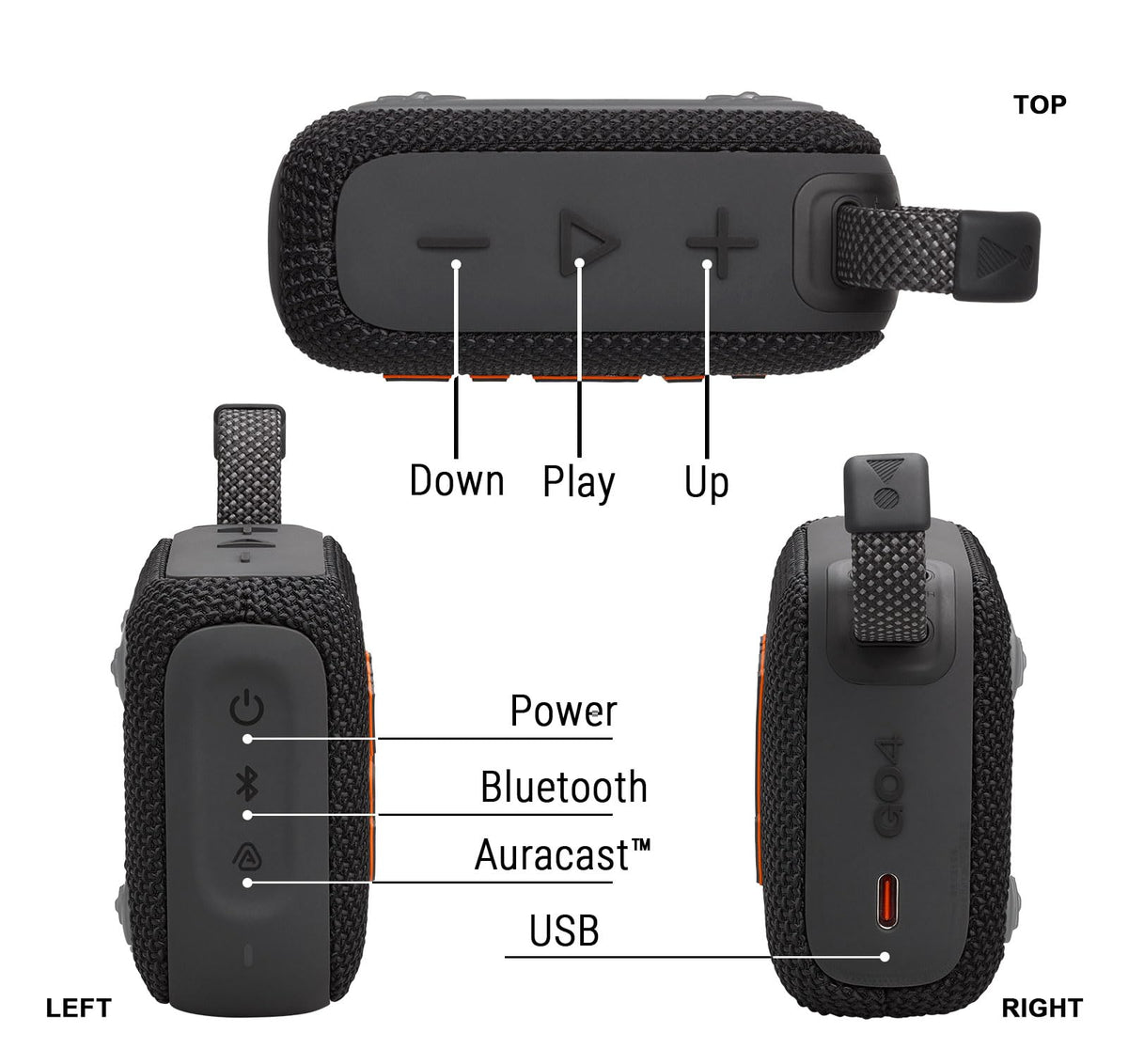 JBL GO 4 held in hand showing scale and portability for on-the-go listening