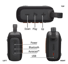 JBL GO 4 held in hand showing scale and portability for on-the-go listening