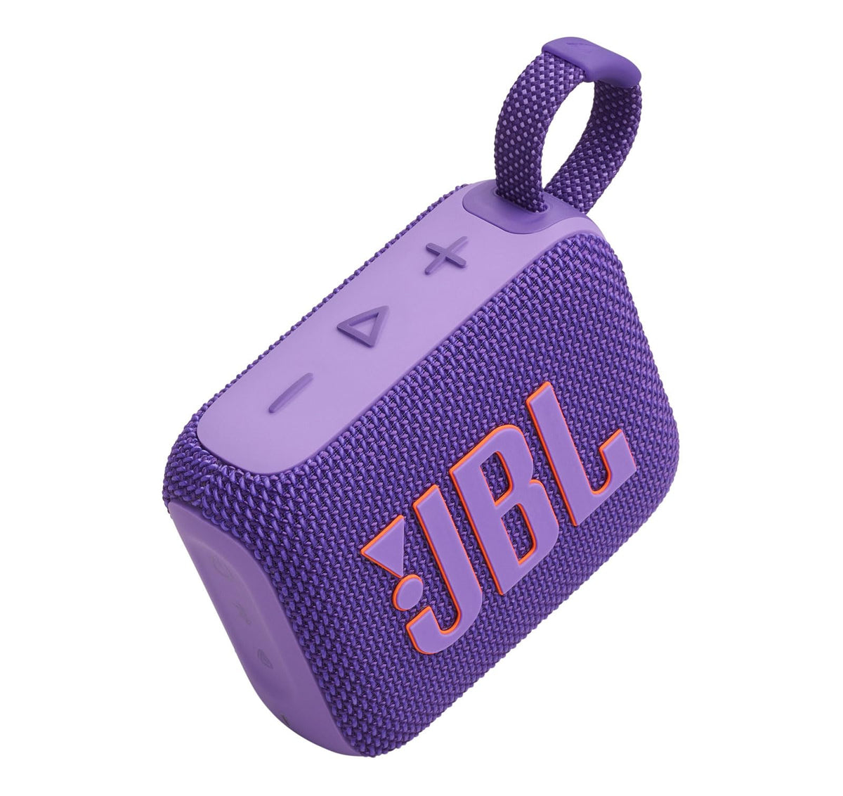 JBL GO 4 side controls closeup highlighting buttons for easy playback control