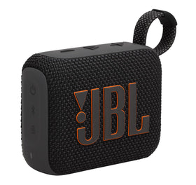 JBL GO 4 side grille texture showing durable build and splash-resistant finish