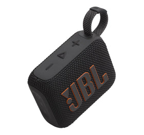 JBL GO 4 top controls closeup highlighting buttons and easy playback control