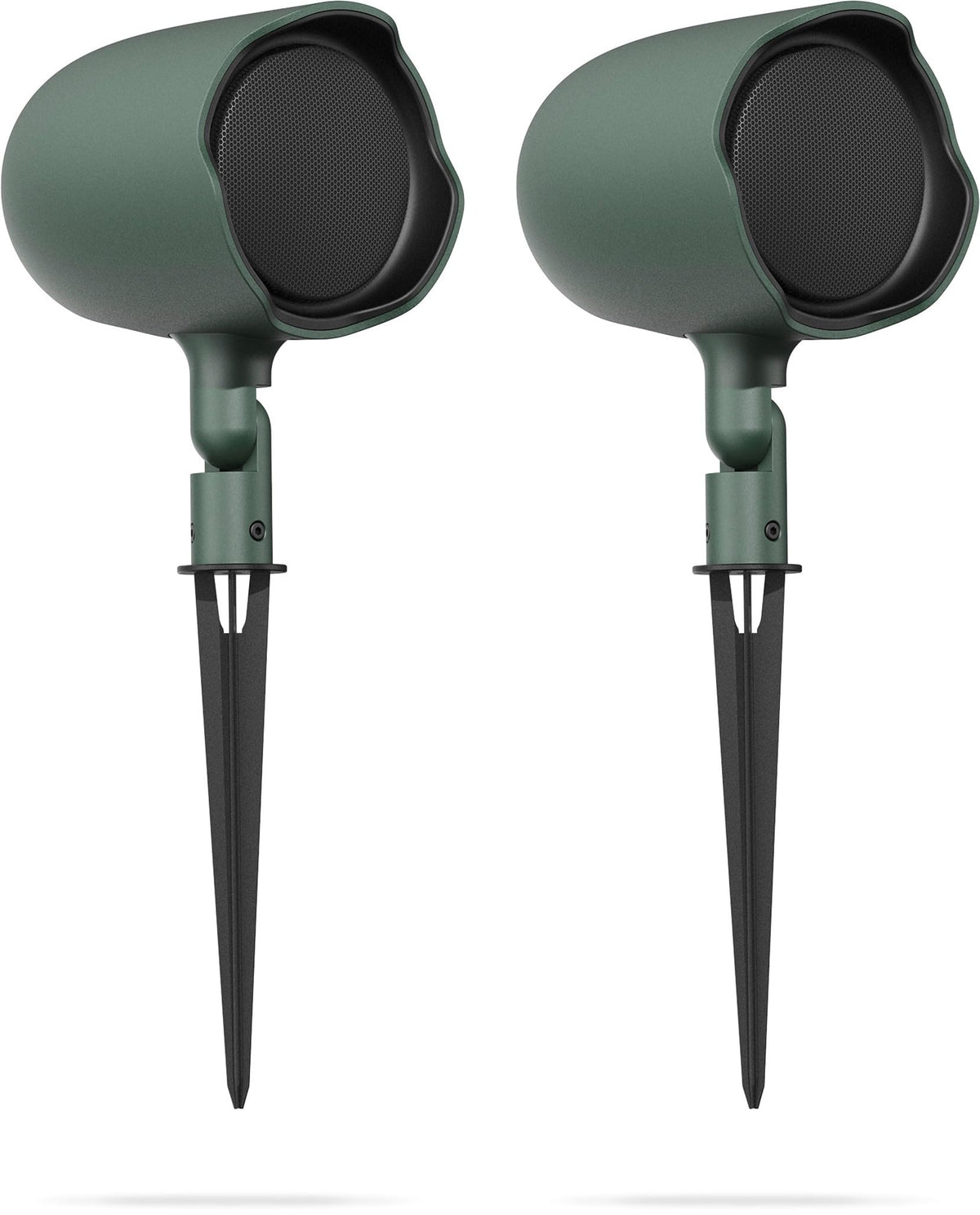JBL GSF3GN waterproof outdoor speaker in green for durable outdoor listening.