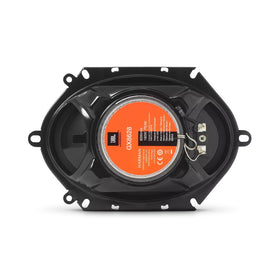 JBL GX8628 car installation view showing easy fit for 5x7/6x8 panels