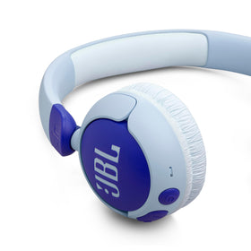 JBL Junior 320BT with sticker set being personalized for a fun look