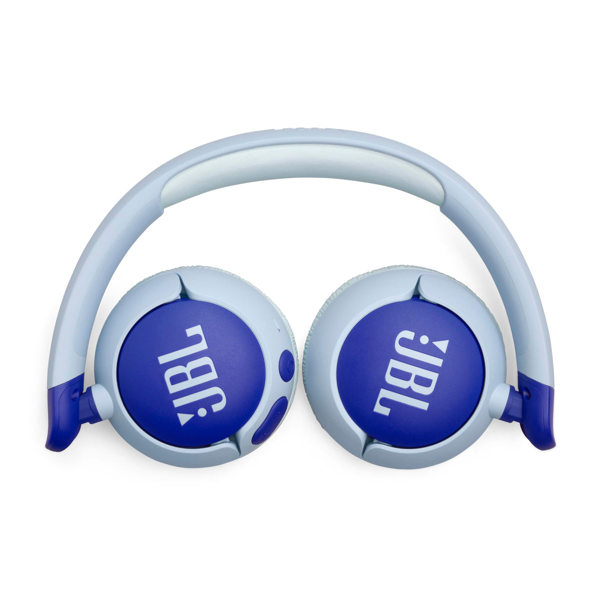 JBL Junior 320BT plastic-free packaging folded into a device stand for reuse