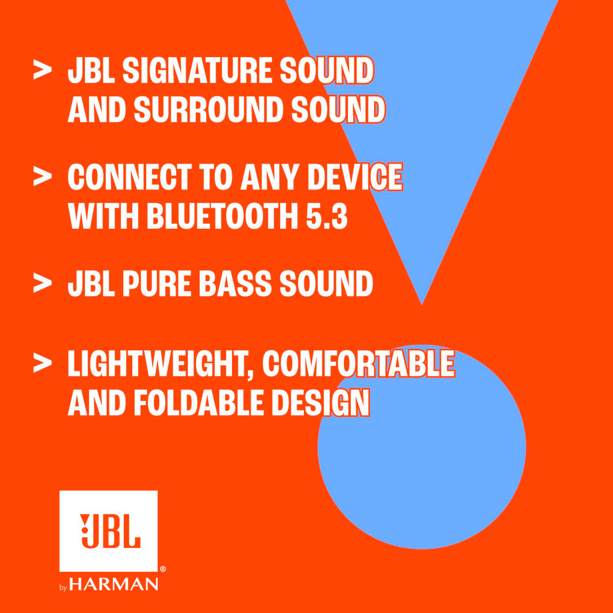 JBL Live 670NC white Bluetooth 5.3 enables wireless listening with LE Audio.