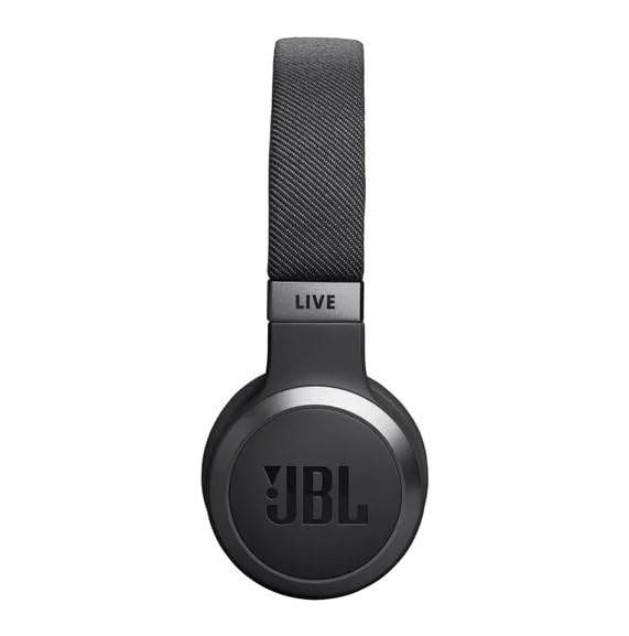 JBL Live 675NC side profile highlighting hinge and durable finish for travel