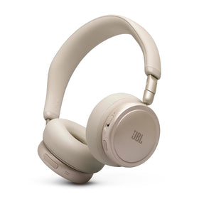 JBL Live 680NC front view in champagne finish for everyday listening.