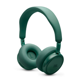 JBL Live 680NC Green case shows secure carry and protection.