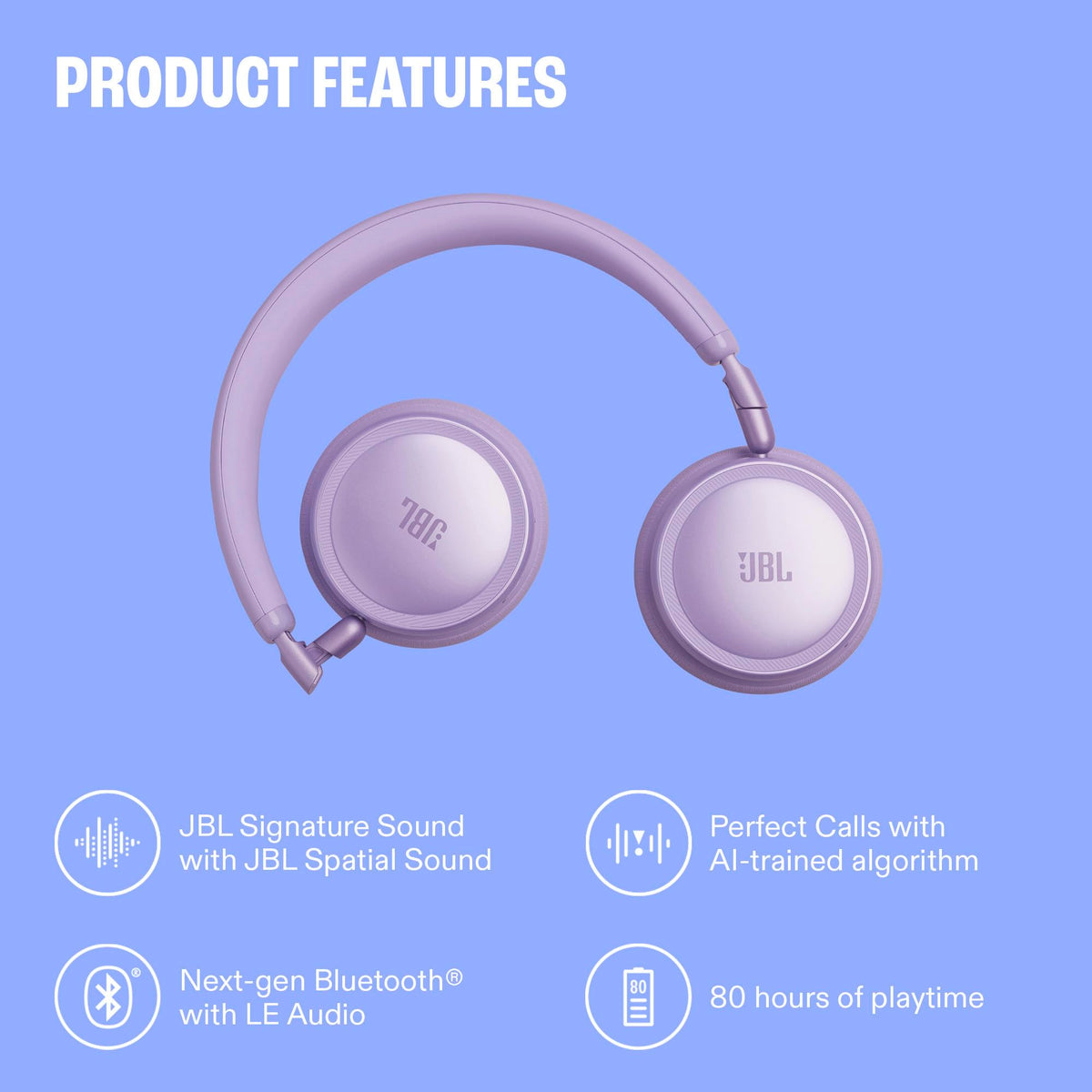 JBL Live 680NC Green controls panel enables quick sound tweaks.