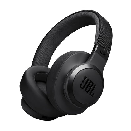 JBL Live 770NC earcups close-up highlighting comfort and seal for immersive listening