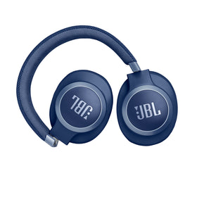JBL Live 770NC close-up of adaptive noise cancelling mics for focused work