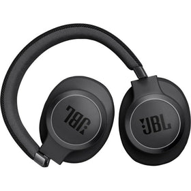 JBL Live 770NC renewed carrying pouch protects headphones while traveling.