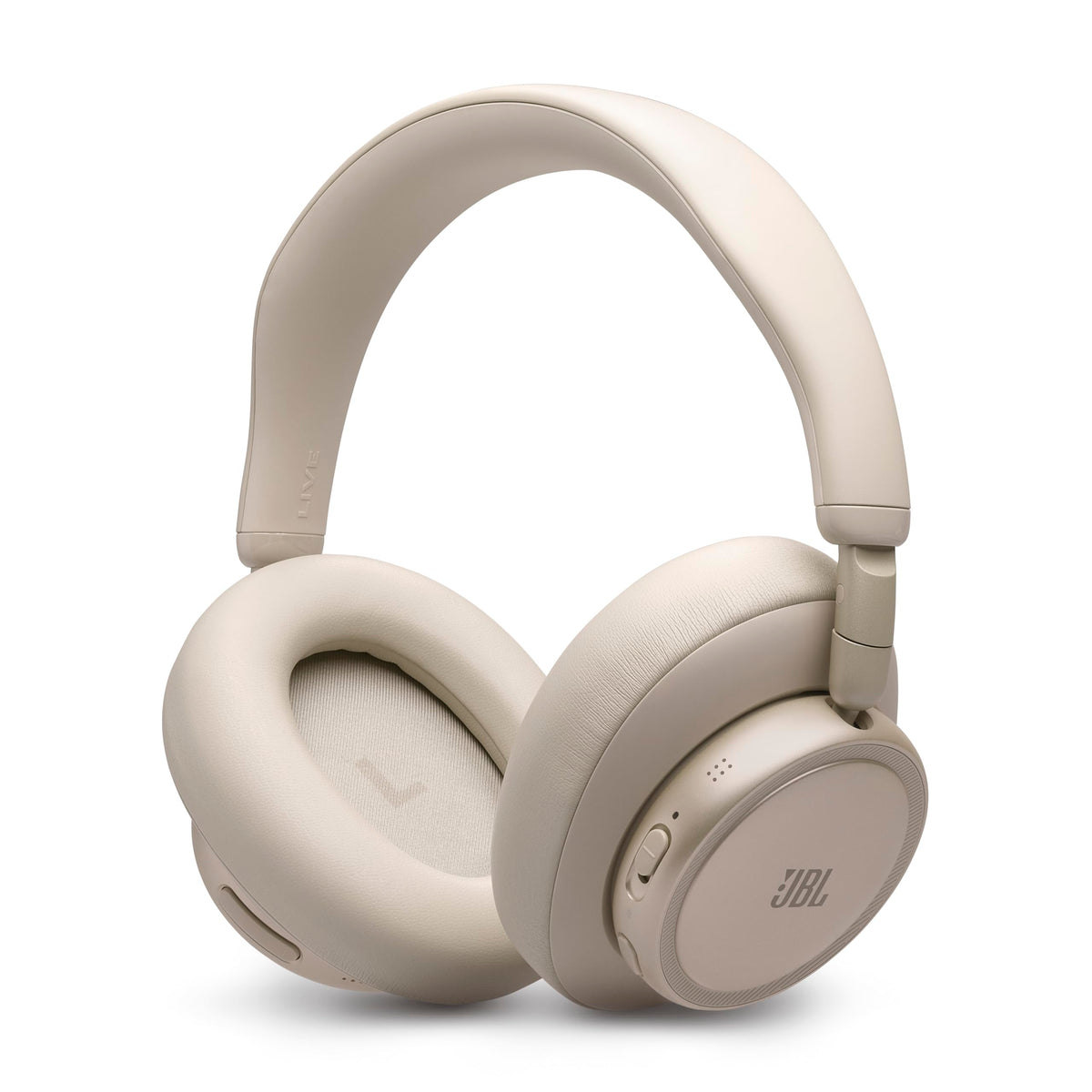 JBL Live 780NC comfortable earcups and durable hinge.