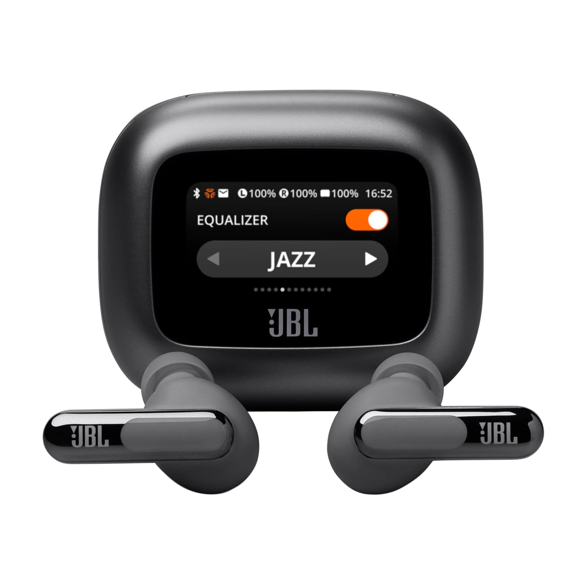 JBL Live Beam 3 with smart case display enables on-device sound control