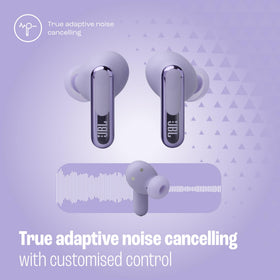 JBL Spatial Sound surrounds you for immersive listening.