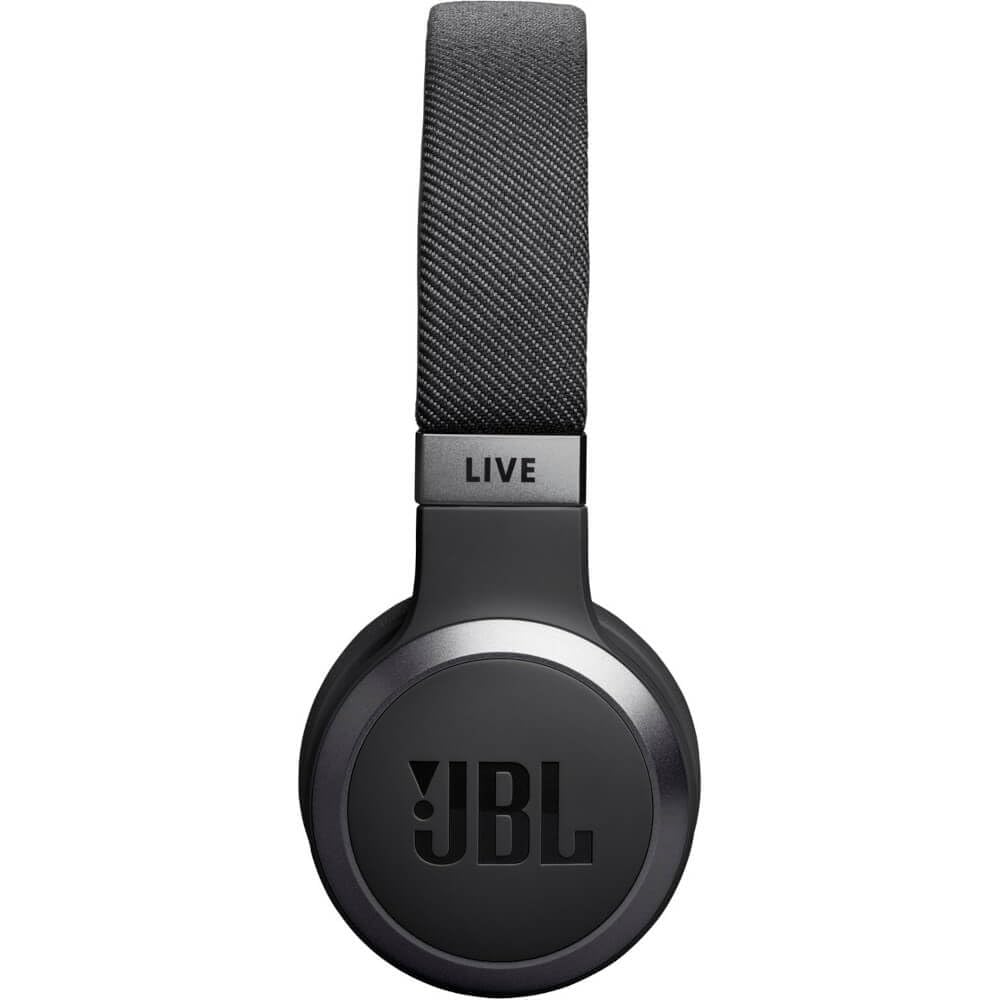 JBL LIVE670NC folded for travel illustrating compact portability advantage