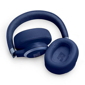 JBL Live 770NC in hand for size scale, helping visualize portable size