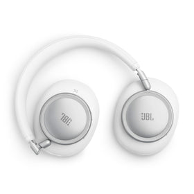 JBL Live 780NC active noise cancelling in a quiet listening environment.