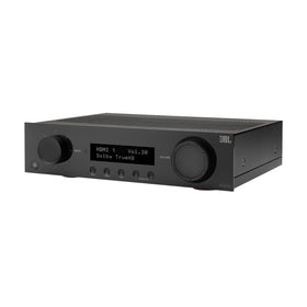 JBL MA310 front panel with clear controls for easy setup.