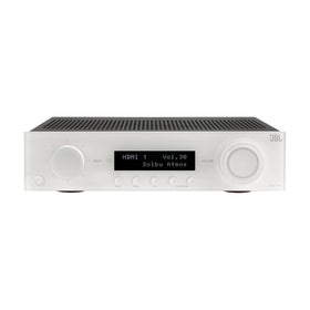 JBL MA710 8K HDMI port area highlights future-proof video and straightforward source switching.