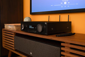 JBL MA710 IP control panel hints at smart home system integration.
