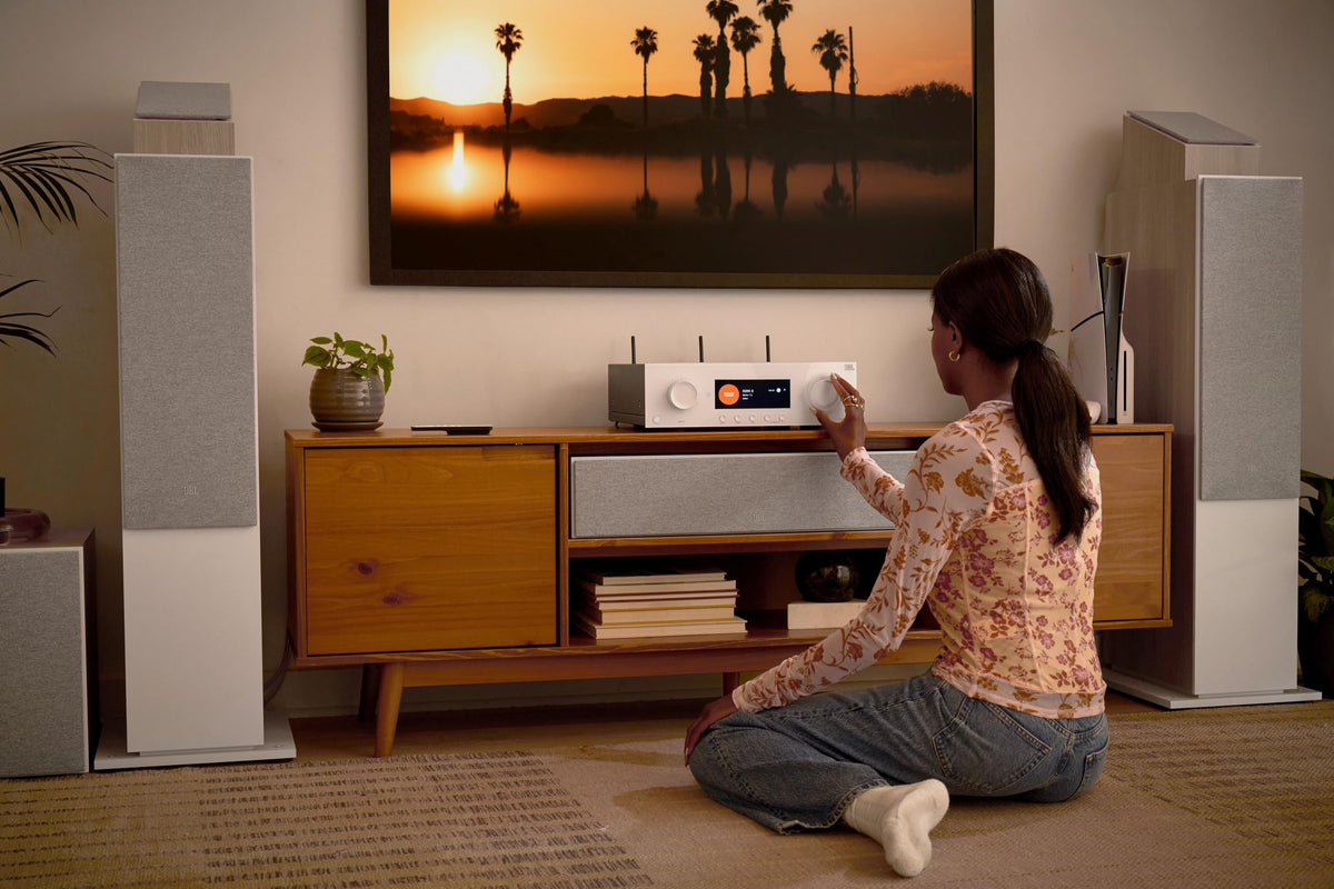 JBL MA7100HP seamless TV integration with six HDMI inputs