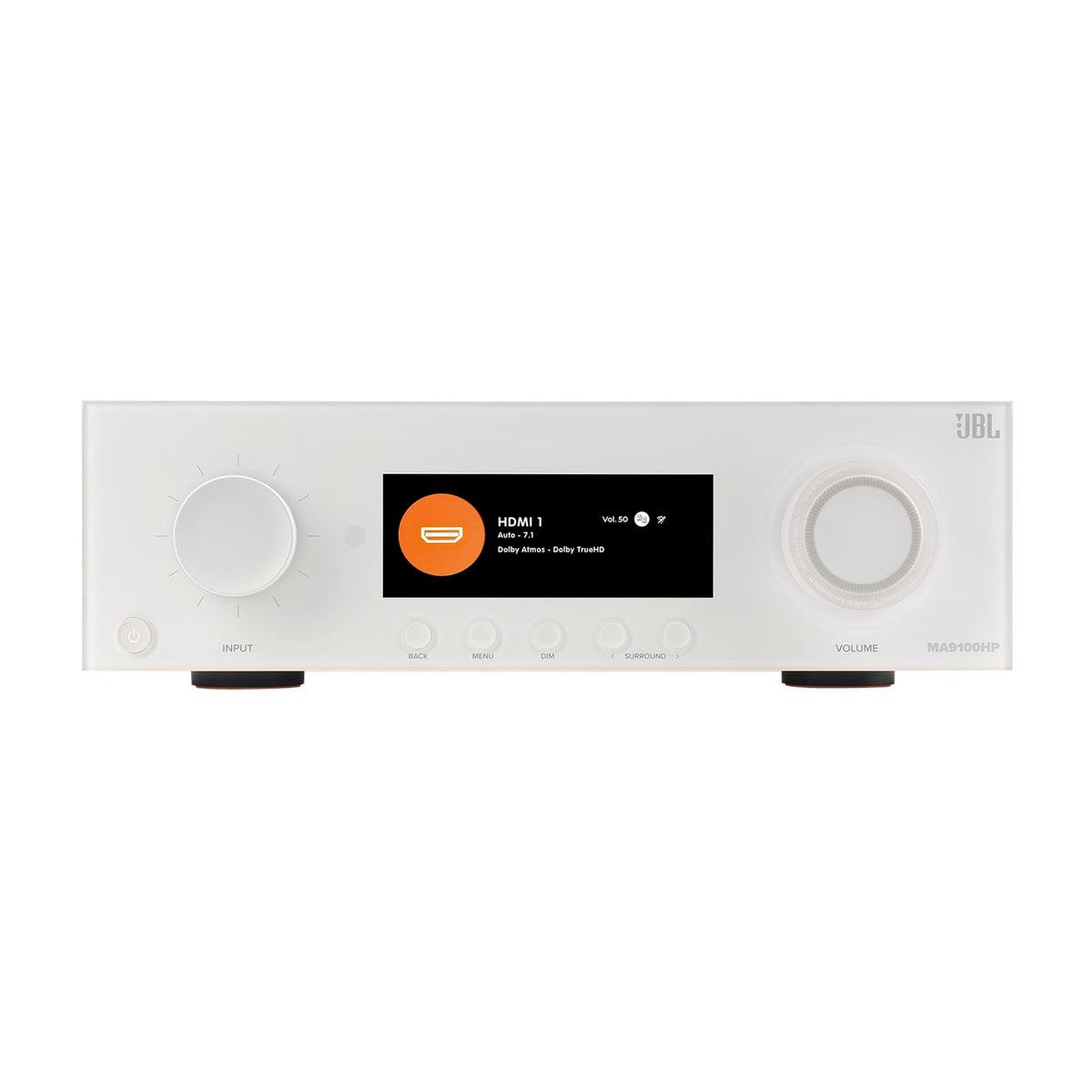 JBL MA9100HP back panel showing connectivity and ports for easy integration
