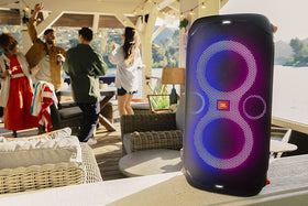 JBL PartyBox 110 guitar and mic inputs enable live performances