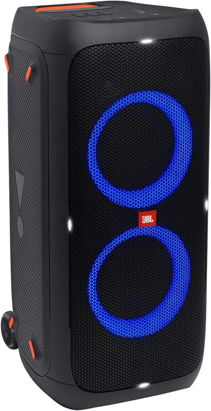 JBL PartyBox 310 black with battle light show for lively crowds