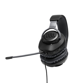 JBL Quantum 100 held in hand showing scale and lightweight build benefit: comfortable fit
