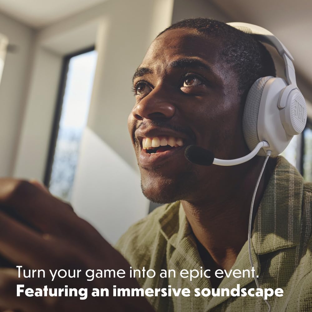 JBL 3.5mm plug close-up for simple cross-platform connectivity benefit