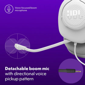 JBL side profile view illustrating lightweight build and stable fit