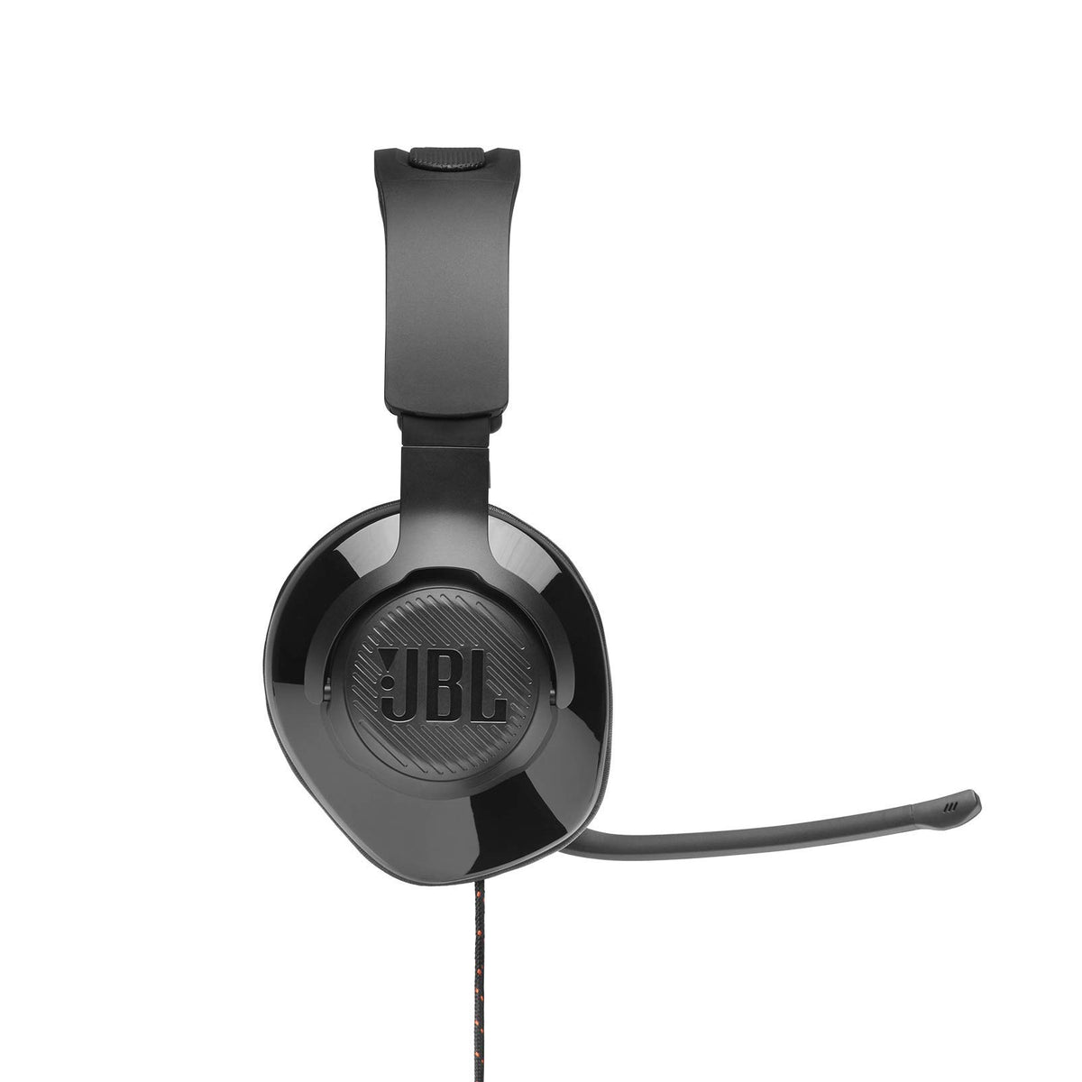 JBL Quantum 200 3.5mm connector and cable showing universal compatibility