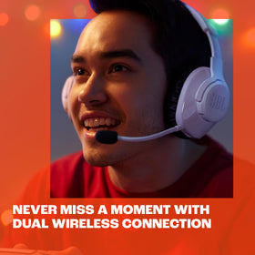 JBL Quantum 360P detachable boom mic ready for clear team voice chat